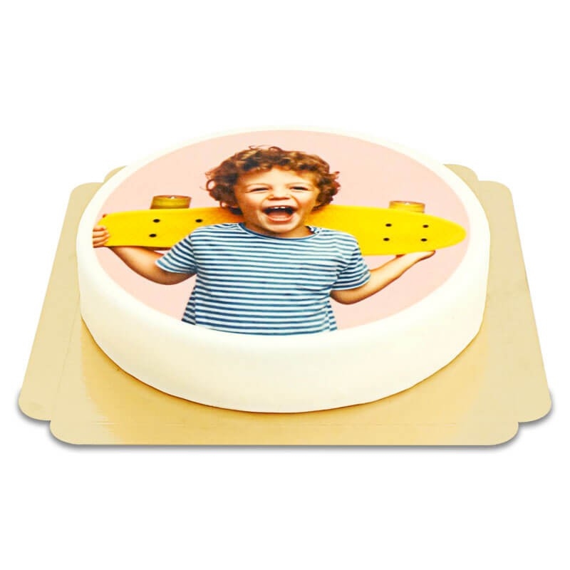 Round photo cake (Small(18 cm(6 servings)))