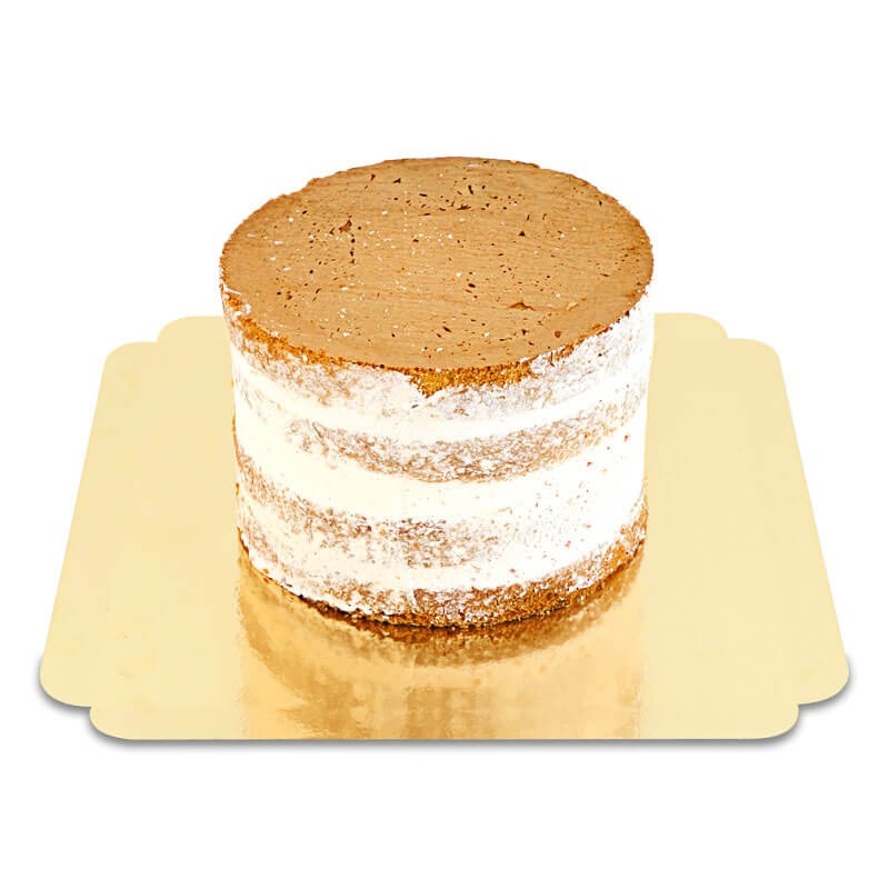 Naked Vanilla Cake - various sizes (Small(18 cm(12 servings)))