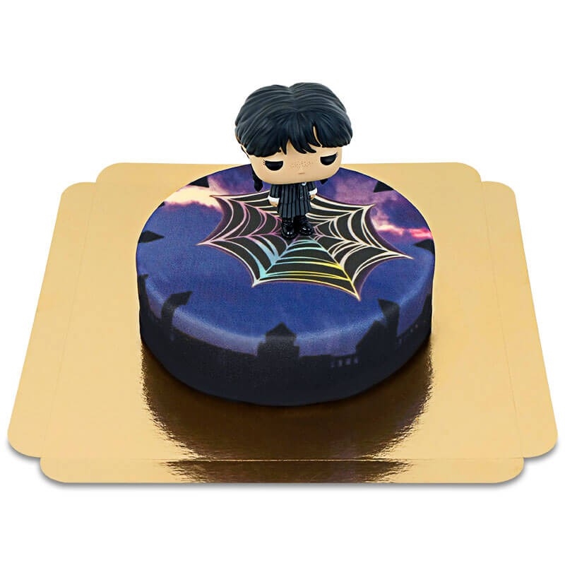 Wednesday® figure on Academy cake (Small (18 cm (6 servings)))