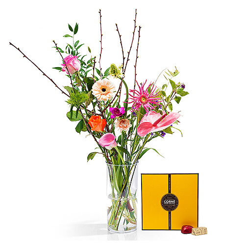 Trendy Surprise Bouquet und Corne Port-Royal Chocolate