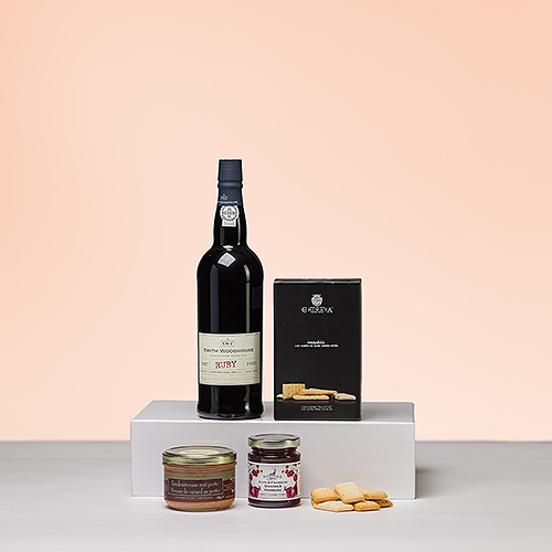 Smith Woodhouse Porto und Snacks