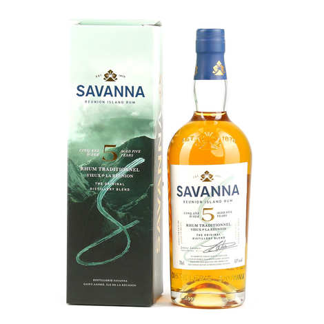Traditioneller Savanna Rum 5 Jahre – 43 %.