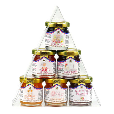 Sortiment mit 6 Mini-Streichmarmeladen - Francis Miot