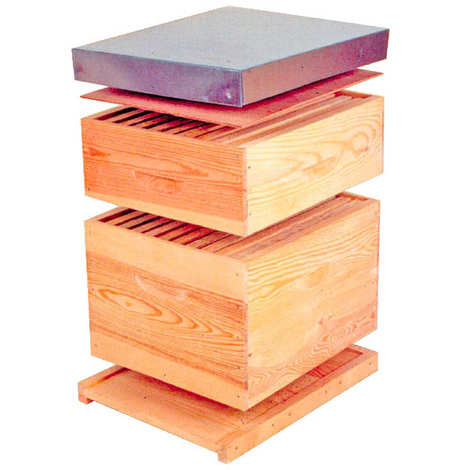 Spruce Dadant Bienenstock, 10 Rahmen im Set