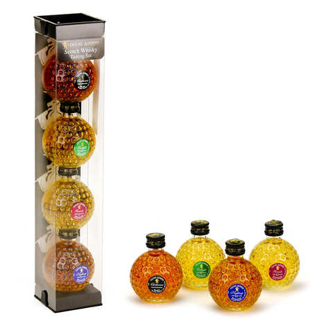 Sammlung von Old St Andrews Whisky - Golfballflasche 40 %