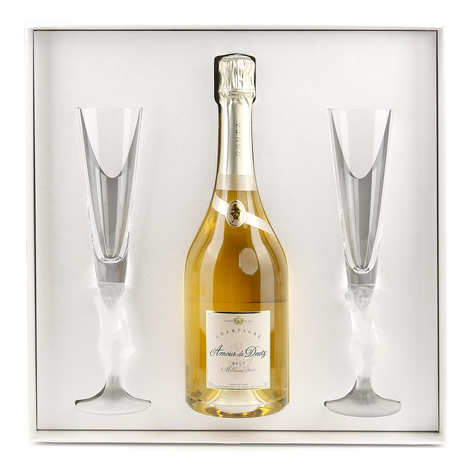 Deutz Champagner Cuvee Amour im Geschenkkarton für 2 Gläser
