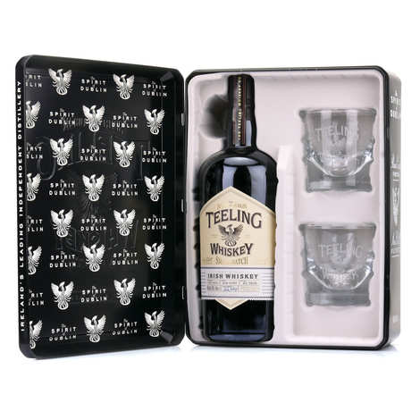 Whisky Teeling Small Batch - Metallkiste 2 Gläser - 46%