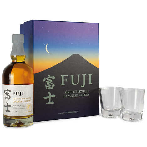 Fuji Single Blended Whisky - Box 2 Gläser 50%