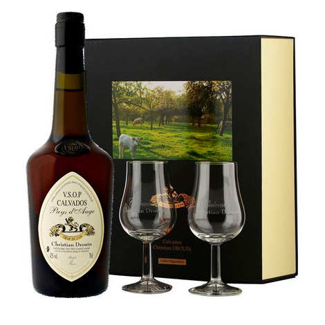 Christian Drouin Calvados VSOP 40% in Geschenkbox