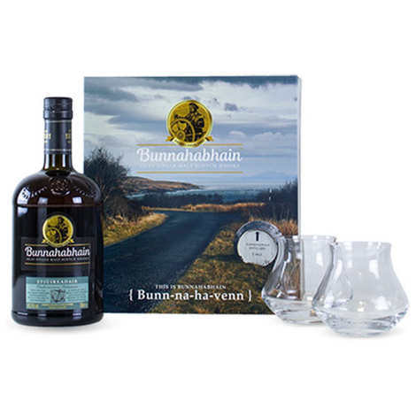 Bunnahabhain Sti¹ireadair Whisky-Set – 2 Gläser