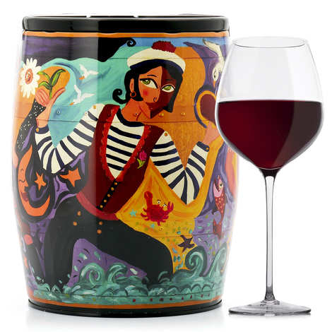 Puech Haut Le Benjamin Rotwein in einer Bib'Art - Ingrid B