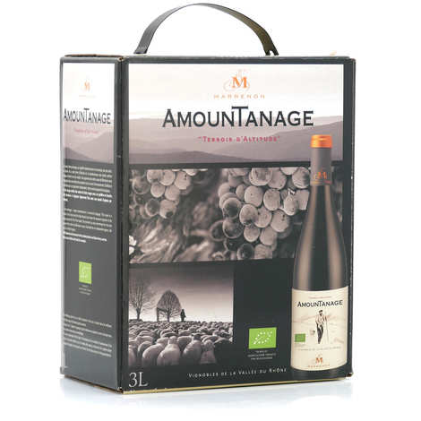 Bio-Rotwein aus Luberon in Bag-in-Box