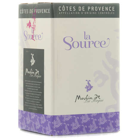 Moulin de la Roque La Source - C´te de Provence Roséwein in Bag in Box 5L