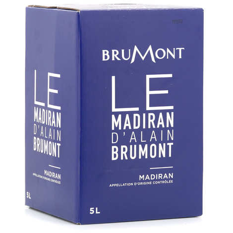 Roter Madiran AOC-Wein von Alain Brumont in 5L Bag-in-Box