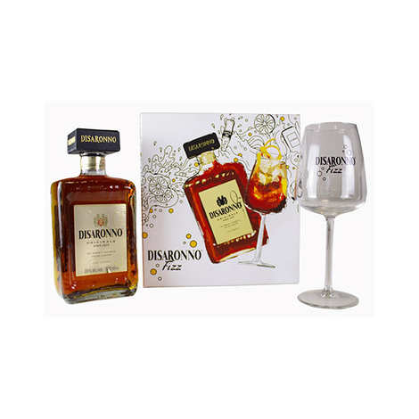 Disaronno Amaretto Fizz Geschenkbox mit 1 Glas