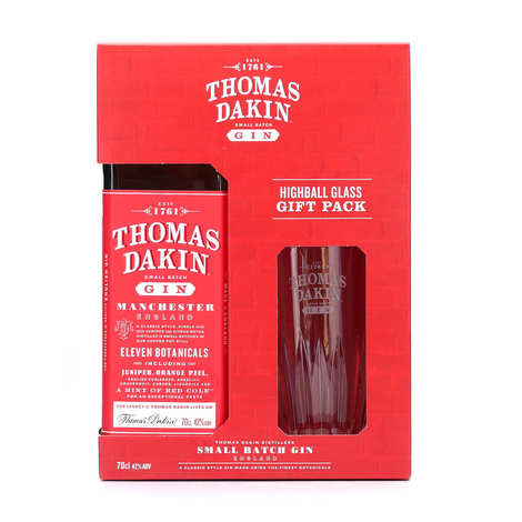 Thomas Dakin Gin Geschenkbox mit 1 Glas