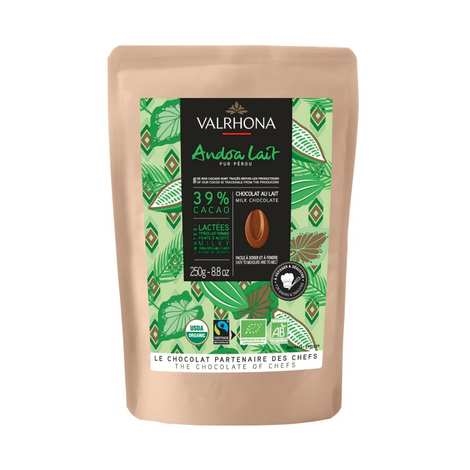 Kakaobohnen „Andoa Lactee“ 39 % – Valrhona