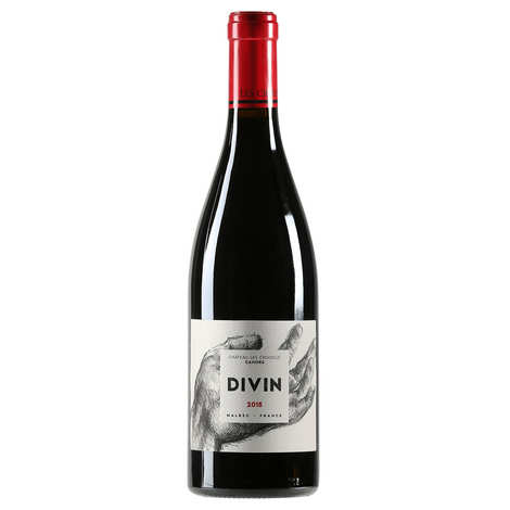 Divin Croisille – AOC Cahors 100 % Malbec – Bio-Rotwein ohne Zusatz von Sulfiten