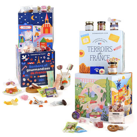 Charge 2 Adventskalender Cube des Terroirs und Süßigkeiten
