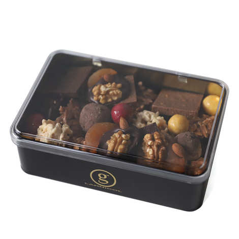 Schachtel Pralinen von Maison G. Larnicol (520g Dose)