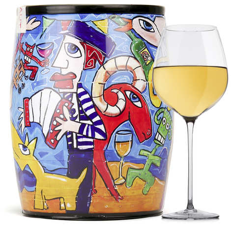 Puech Haut Le Benjamin in einem Bib Art Weißwein – Caroline Cavalier