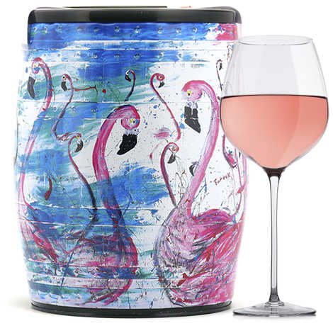 Puech Haut Le Benjamin in a Bib Art Roséwein – Farouk