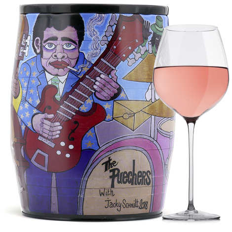 Puech Haut Le Benjamin in a Bib Art Roséwein - Jacky Schmitt