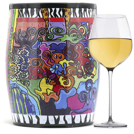 Puech Haut Le Benjamin in einem Bib Art Weißwein - Malou M