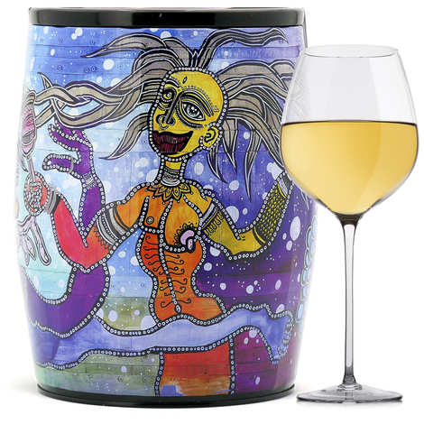 Puech Haut Le Benjamin in einem Bib Art Weißwein - Michael Relave