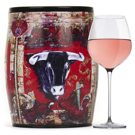 Puech Haut Le Benjamin Roséwein in einer Bib'Art - Nicole Di Meo