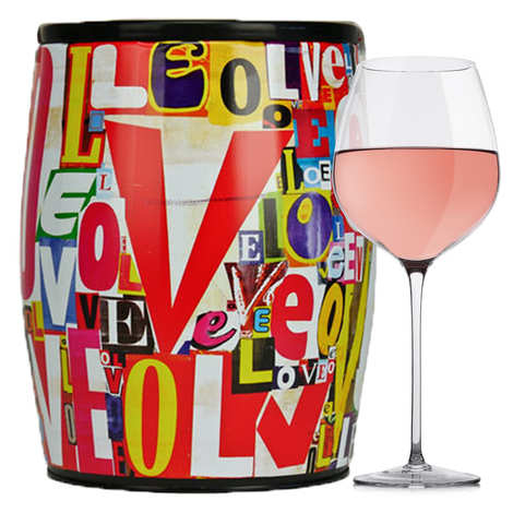 Puech Haut Le Benjamin Roséwein in einem Bib'Art - Thierry Spada