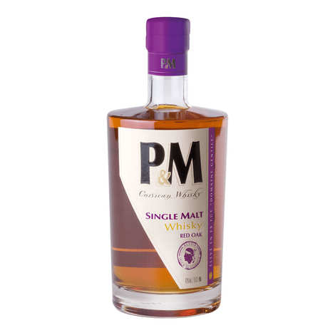P&amp;M Single Malt Red Oak Whisky aus Korsika 42%