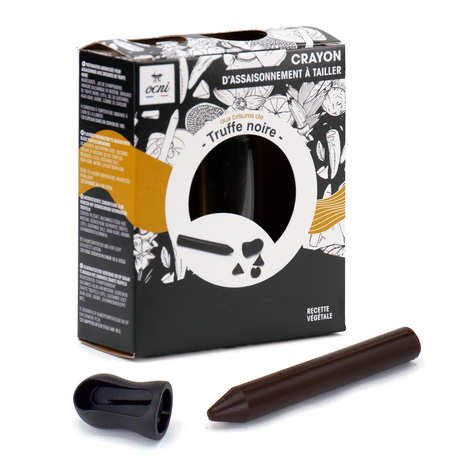 Bleistift anspitzen - Zerbrochene schwarze Trüffel