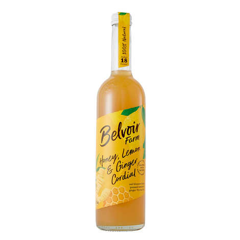 Belvoir Honig-, Zitronen- und Ingwersirup (500-ml-Flasche)