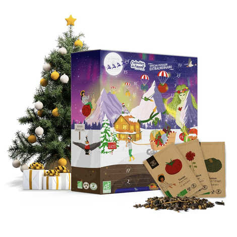 Außergewöhnlicher Adventskalender für den Gemüsegarten – 26 Bio-Samen (Der Kalender)