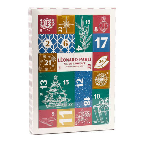 Adventskalender mit Calissons und Süßigkeiten aus der Provence von Leonard Parli