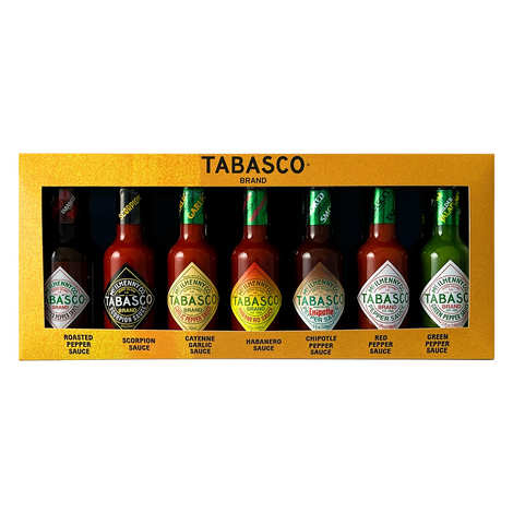 Tabasco Sizzling Set - 7 Geschmacksrichtungen x 150ml