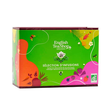 Prism Bio-Aufgussbox, 12 Beutel – 6 Mischungen (Box mit 12 Beuteln (24 g))