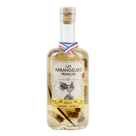 Bio-Rum mit Ananas- und Vanillearoma, 32 % (70-cl-Flasche)