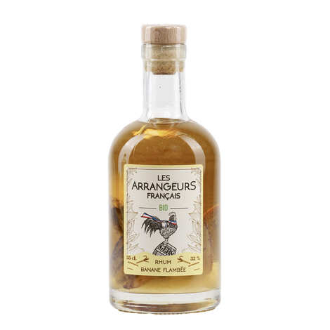 Bio-Rum mit Geschmack – Flambierte Banane 32 % (35-cl-Flasche)