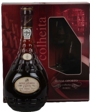 Geschenkbox mit Glas Colheita 2010 Porto - doc