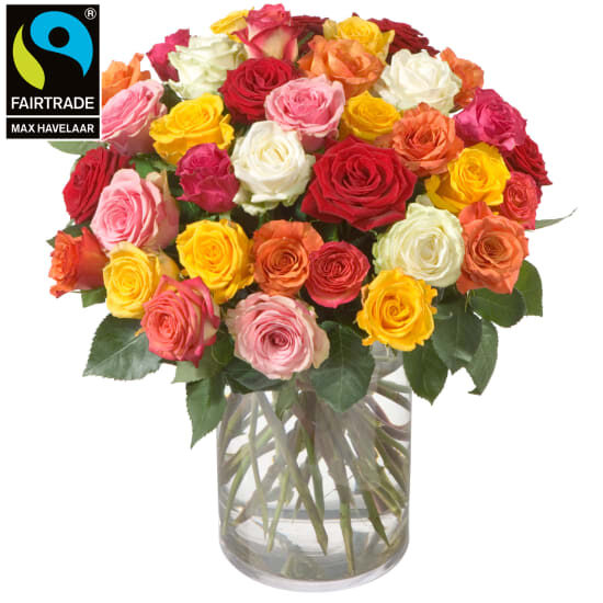 Bouquet of Roses (36 Rosen) mit Fairtrade Max Havelaar-Roses - Big Blooms