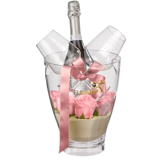 Sweet and Chic: Prosecco Albino Armani Doc (75 Cl) Inkl. Eiskübel und zwei Connaisseur-Gläser