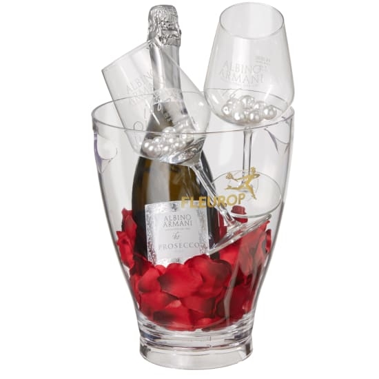 Zeit zu zweit: Prosecco Albino Armani Doc (75 Cl) Inkl. Eiskübel und zwei Connaisseur-Gläser