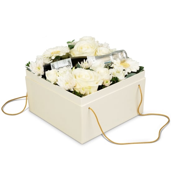 Flowerbox Mykonos (20 cm) mit Prosecco Albino Armani DOC (20 cl)