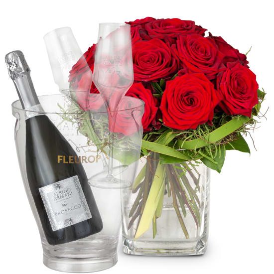 Kleine Rosenperle, mit Prosecco Albino Armani DOC (Minimum)