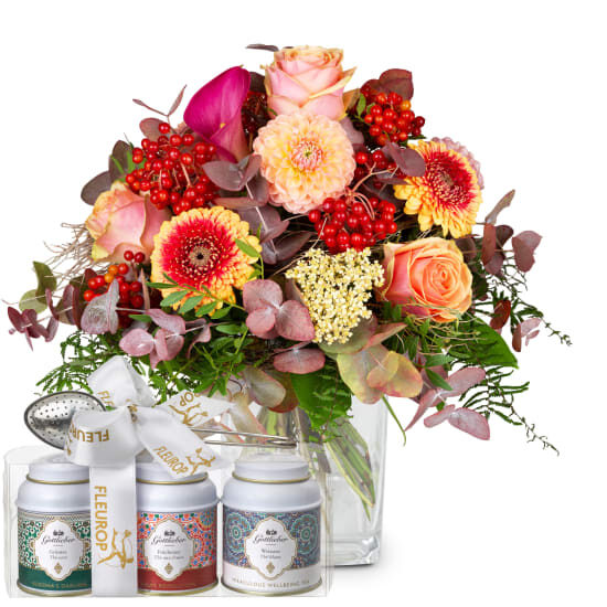 Spätsommerzauber mit Gottlieber Tee-Geschenkset (Minimum)