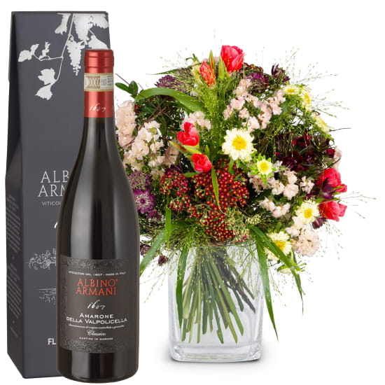 Playful Summer Greeting with Amarone Albino Armani DOCG (Minimum)