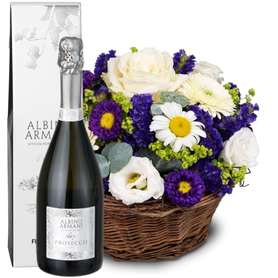 Schöne Sommerkomposition mit Prosecco Albino Armani DOC (Minimum)