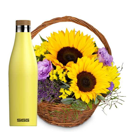 Kraft des Sommers mit SIGG Wasserflasche Meridian Ultra Lemon 0,5L (Minimum)
